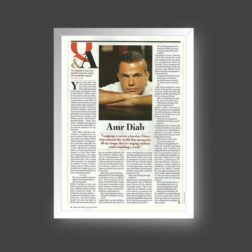 Amr Diab Magazine